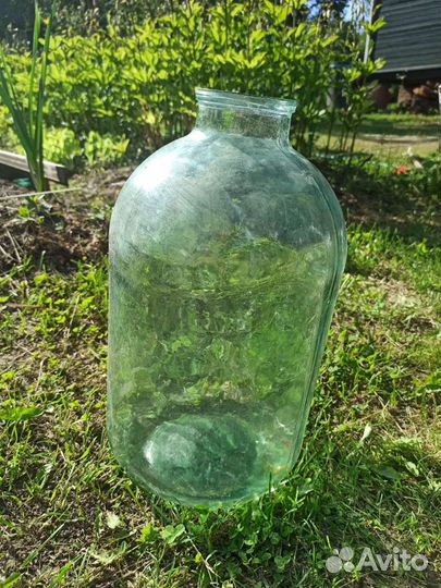 Бутыль стеклянная