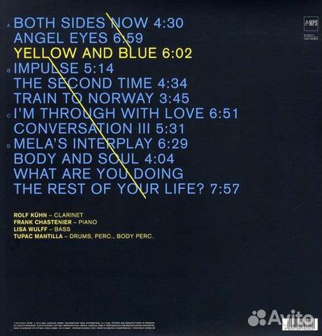 Rolf Khn / Yellow + Blue (2LP)