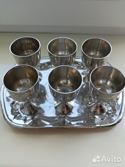 Мельхиоровые рюмки