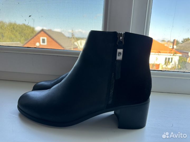 Ботинки кожаные