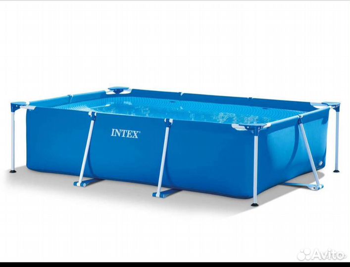Каркасный бассейн прямоугольный бу