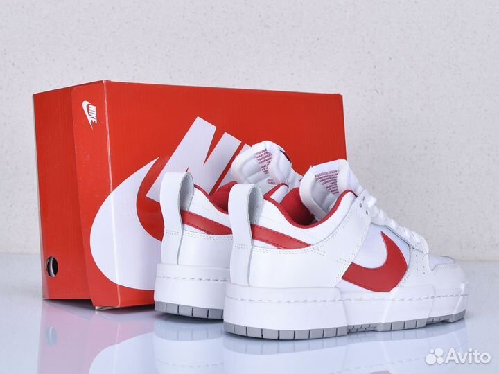 Кроссовки Nike Dunk Low Disrupt кожа натуральная