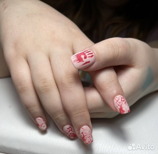 Маникюр гель - лак / наращивание