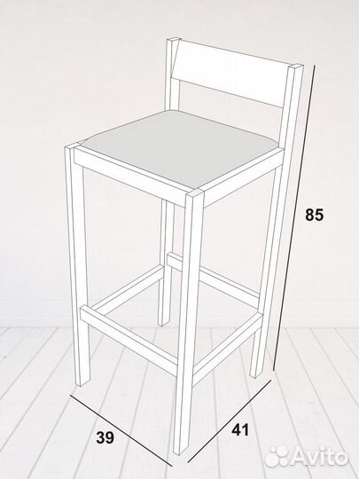 Барный стул 65 см