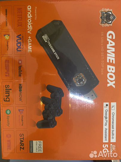 Игровая приставка Game box 8K + смарт тв