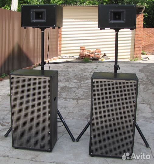 Колонки KF-Music 2100W 4ш Рупоры SUB-12