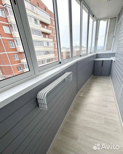 Отделка балконов и лоджий