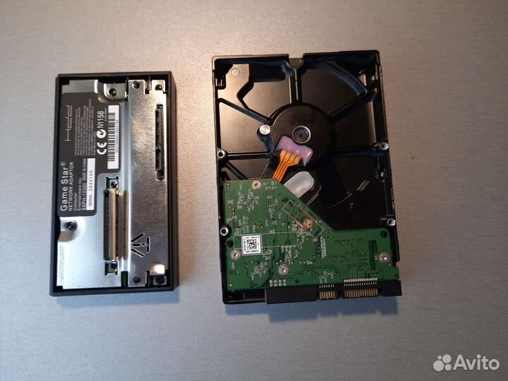 Hdd адаптер и hdd 500 Гб с играми для PS2