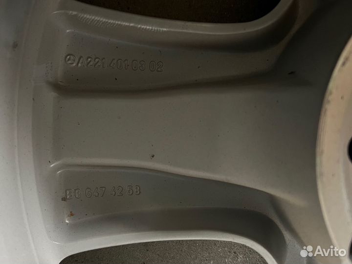 Колесо в сборе с диском mercedes A2214010302