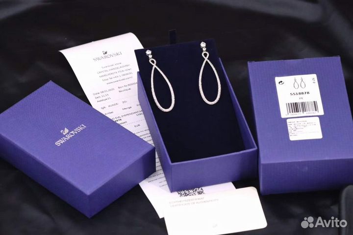 Swarovski серьги