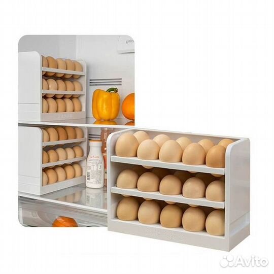 Флип-ящик 3-х ярусный для хранения яиц