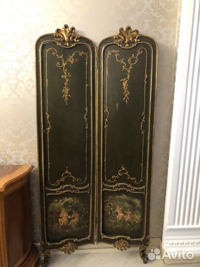 Ширма антикварная старинная
