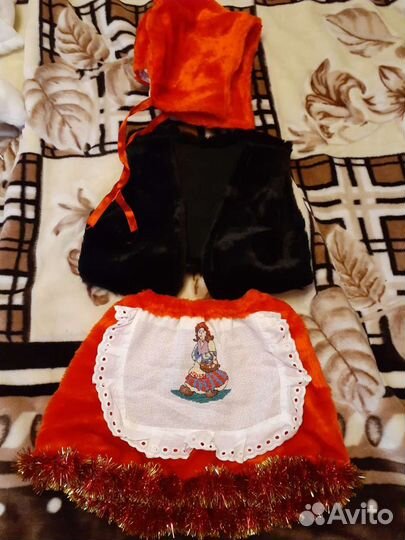 Новогодний костюм Красная шапочка