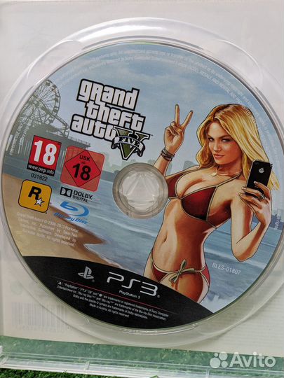 Диск GTA V (PS3)