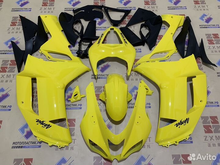 Kawasaki ZX-6R 2007-2008 комплект мотопластика