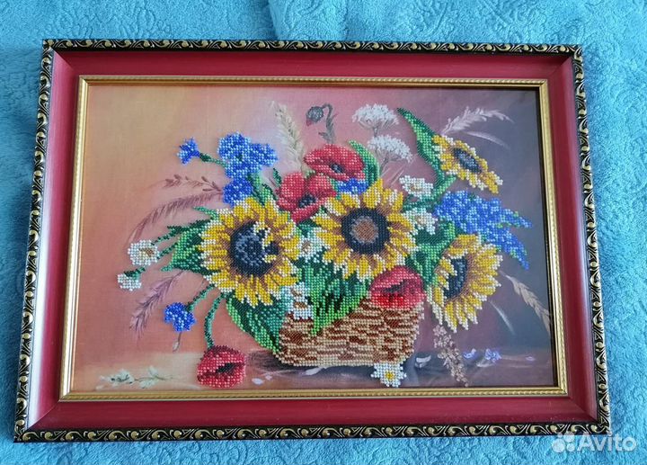 Картины вышитые бисером