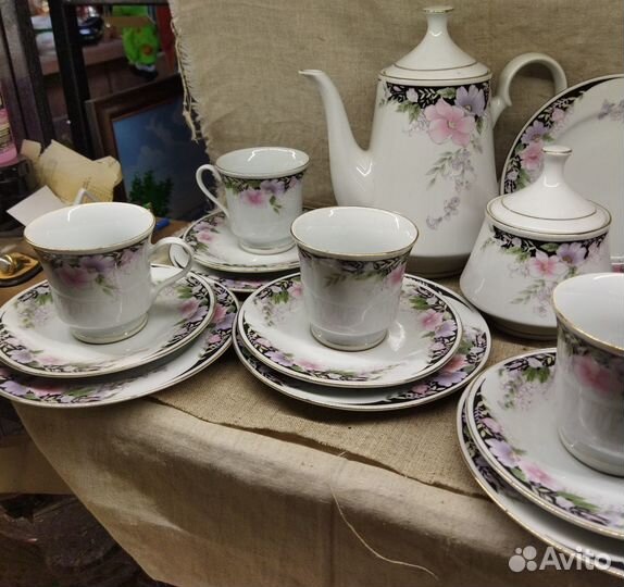 Чайно-кофейный сервиз. Китай СССР