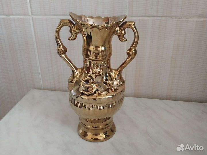 Ваза маленькая. Половник хохлома