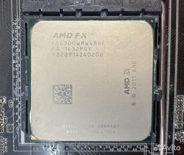Процессор Amd Fx 4300 (4 ядра 4 потока)