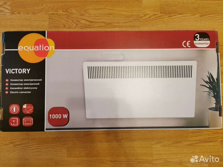 Конвектор электрический Equation 1000w Victory