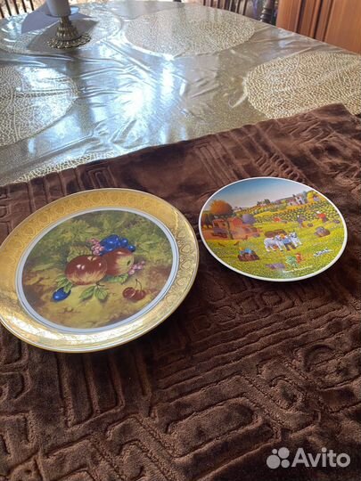 Настенная тарелка, тортница с лопатой