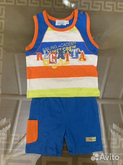 Костюмы детские (футболка+шорты) оптом