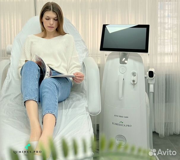 Диодный лазер для эпиляции Лю'Минес эвопро 2400в