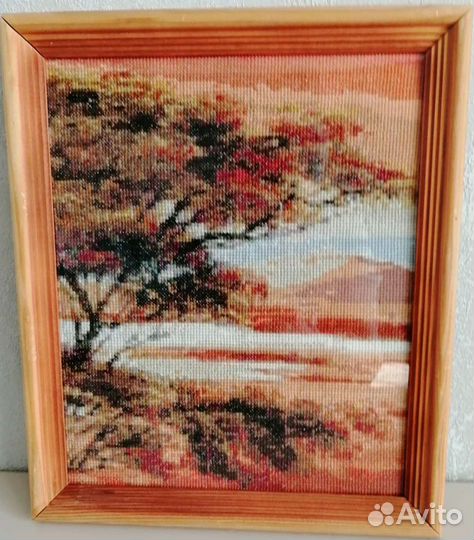 Ручная вышивка картина