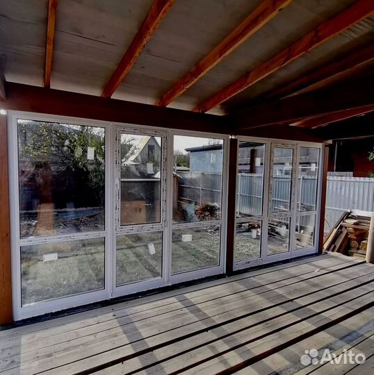 Остекление домов коттеджей / Входные группы