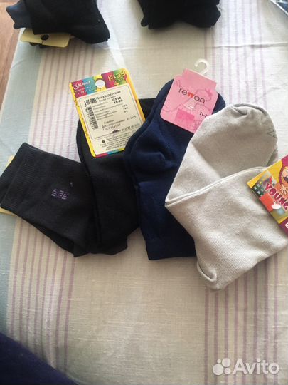 Носки школьные, гольфы белые