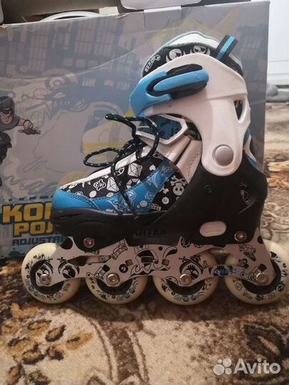 Роликовые коньки детские раздвижные