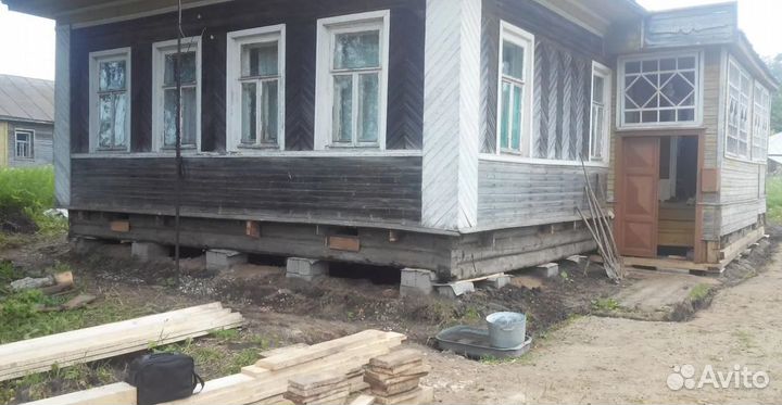 Подъём домов бань дачь замена венцов