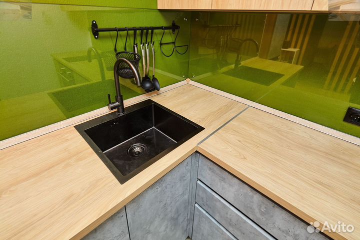 Изготовление кухни Лофт с установкой