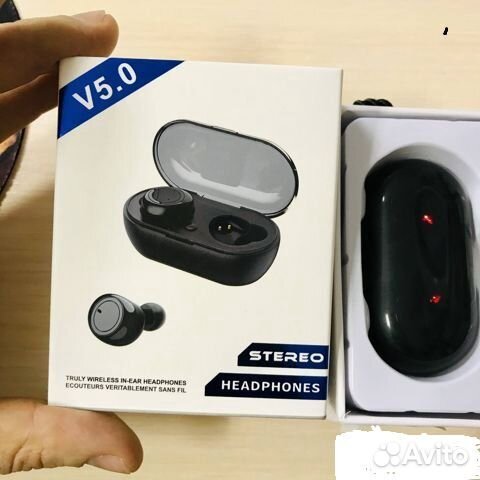 Беспроводные Вакуумные Наушники stereo V 5.0