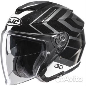 Шлем HJC i30 Zetra реактивный, черный/серый