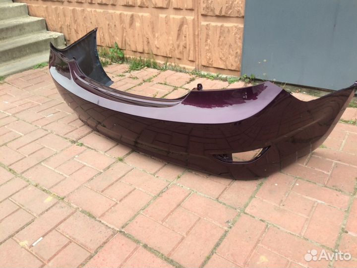 Бампер задний Хендэ Солярис цвет фиолетовый