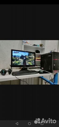Игровой компьютер в сборе
