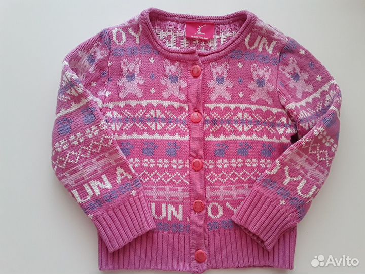 Кофты для девочки размер 84 - 112 см