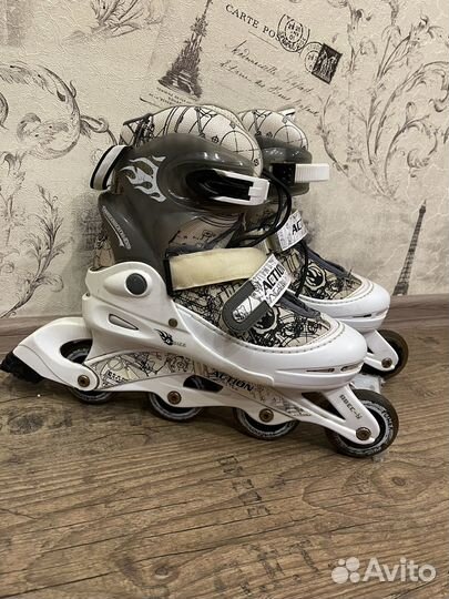 Роликовые коньки раздвижные 38-41