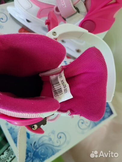 Коньки для девочки Rush action 29-32