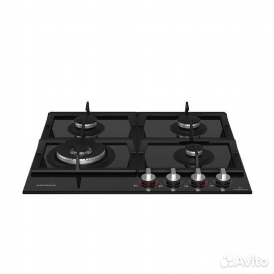 Встраиваемая варочная панель газовая grundig gigl 6254150 черный
