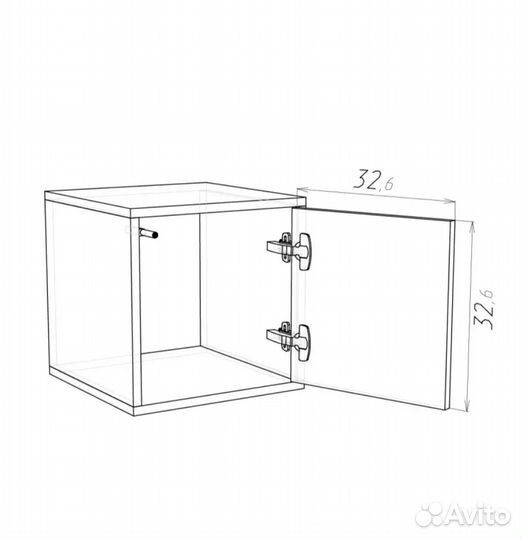 Дверца для стеллажа IKEA