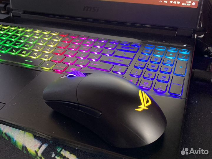 Игровая мышь asus rog keris wireless беспроводная