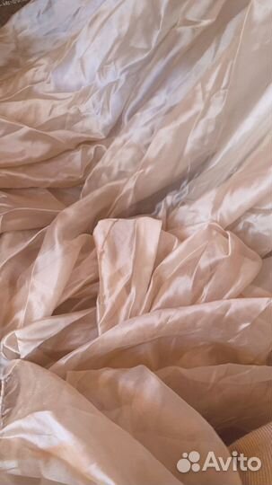 Штора цвет шампань