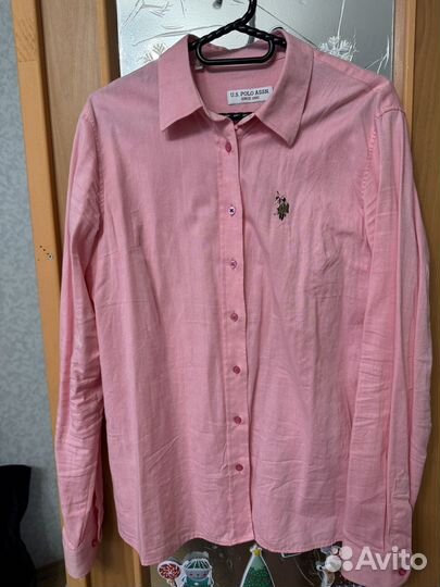 Рубашки женские lacoste и us polo 38 p