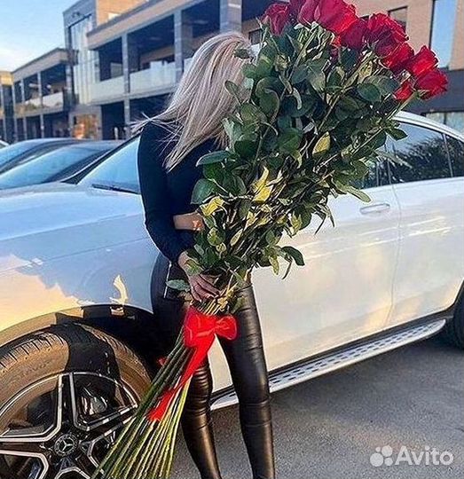 101 Роза Цветы Букеты 51 25 Роз Доставка