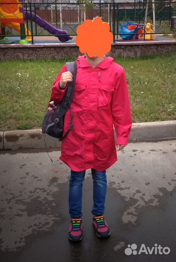 Плащ. куртка для девочки Barkito 140