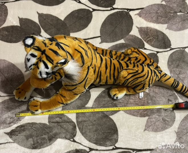 Мягкая игрушка Тигр реалистичный 60 см