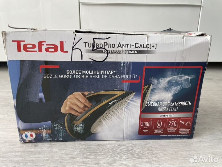 Утюг Tefal Turbo Pro Anti-Calc новый