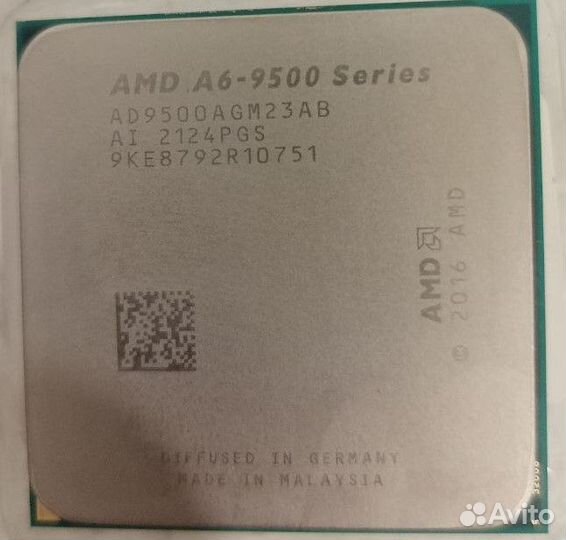 Процессор AMD A6-9500 AM4